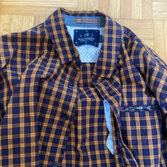 Scotch & Soda checkered button down shirt - Picture 2 of 6
